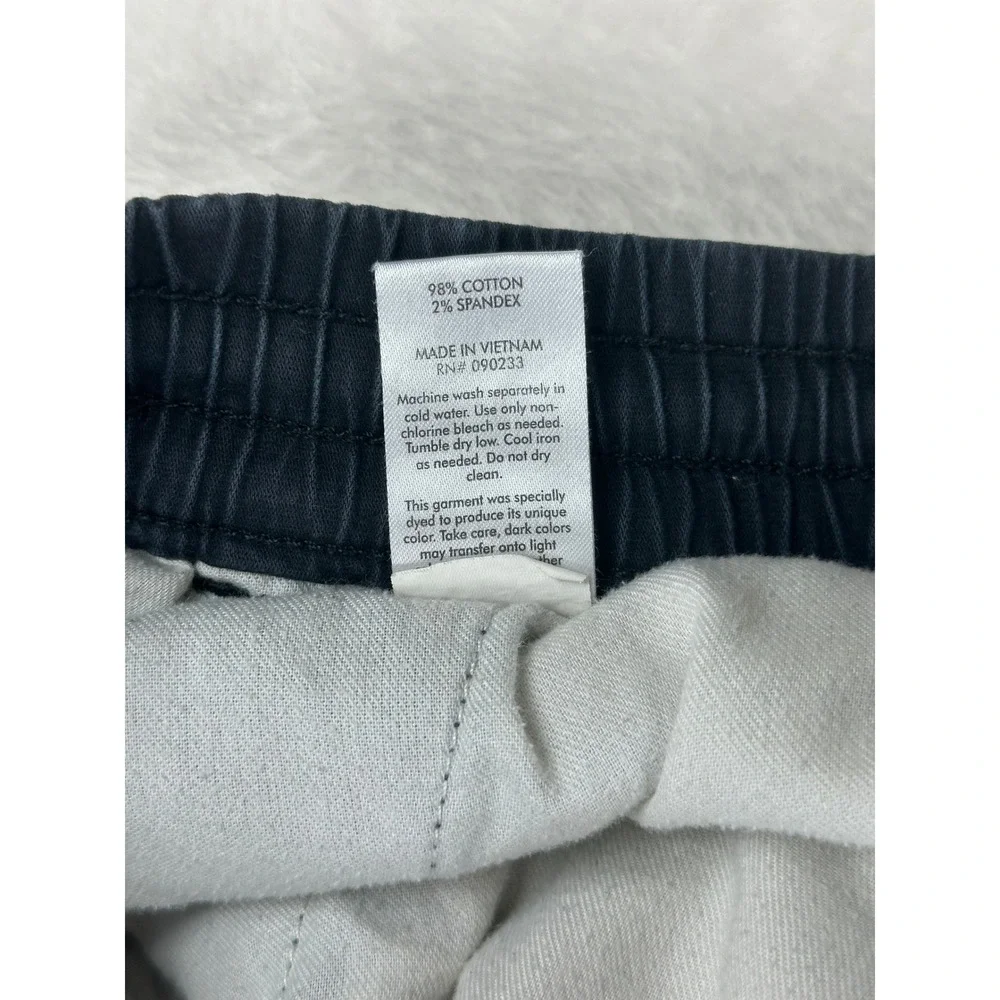 PacSun Cargo Pants Mens Slim M‎ Black Jogger Utility Pockets Cotton Spandex
